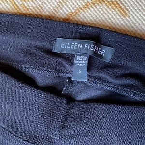 Eileen Fisher black stretch slacks